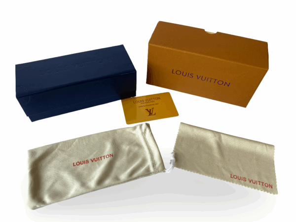 Gafas Round Gold “Riviera” | Metal dorado & lente gris | LV