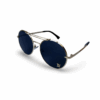 Gafas Round Gold “Riviera” | Metal dorado & lente gris | LV