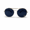 Gafas Round Gold “Riviera” | Metal dorado & lente gris | LV